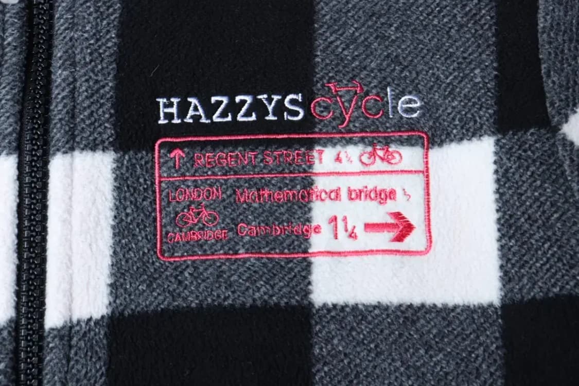 W(S) 헤지스 집업 바람막이 점퍼자켓 후리스 플리스 체크-16F8A 상품이미지5