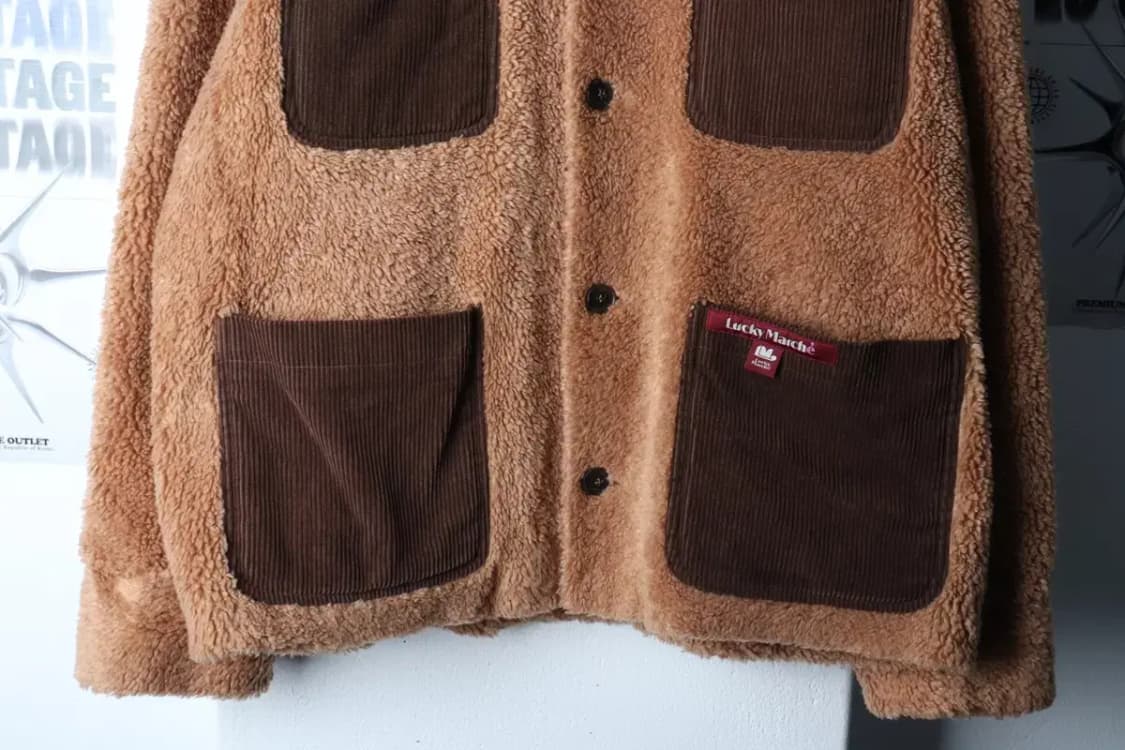 W(S-L) 럭키마르쉐 집업 바람막이 점퍼자켓 후리스 트러커-16F8F 상품이미지4