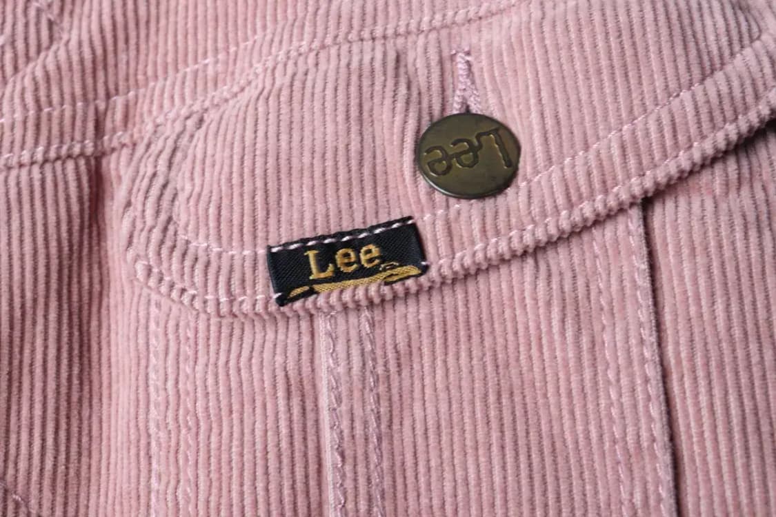 W(F) 리 집업 바람막이 점퍼자켓 코듀로이 트러커 핑크-16F92 상품이미지5