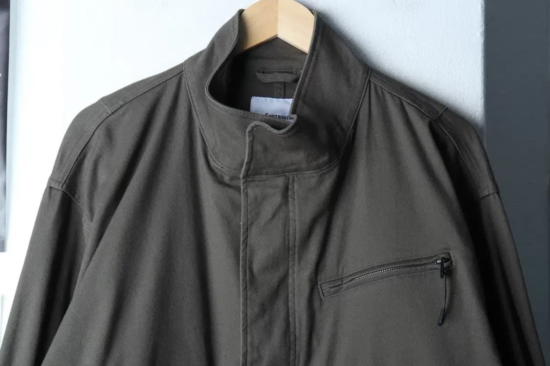 (L-XL) 커버낫 집업 바람막이 점퍼자켓 봄버 카키 아메카지-16F93 상품이미지3