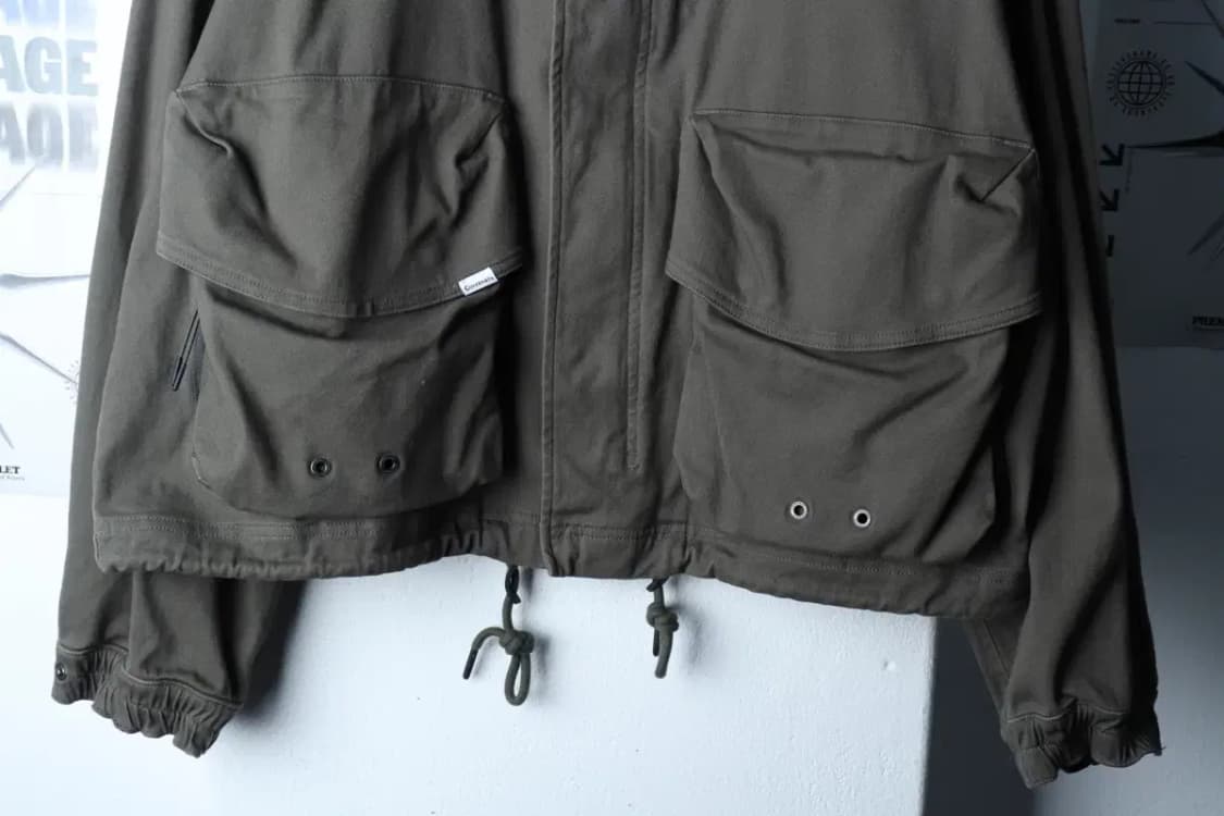 (L-XL) 커버낫 집업 바람막이 점퍼자켓 봄버 카키 아메카지-16F93 상품이미지4