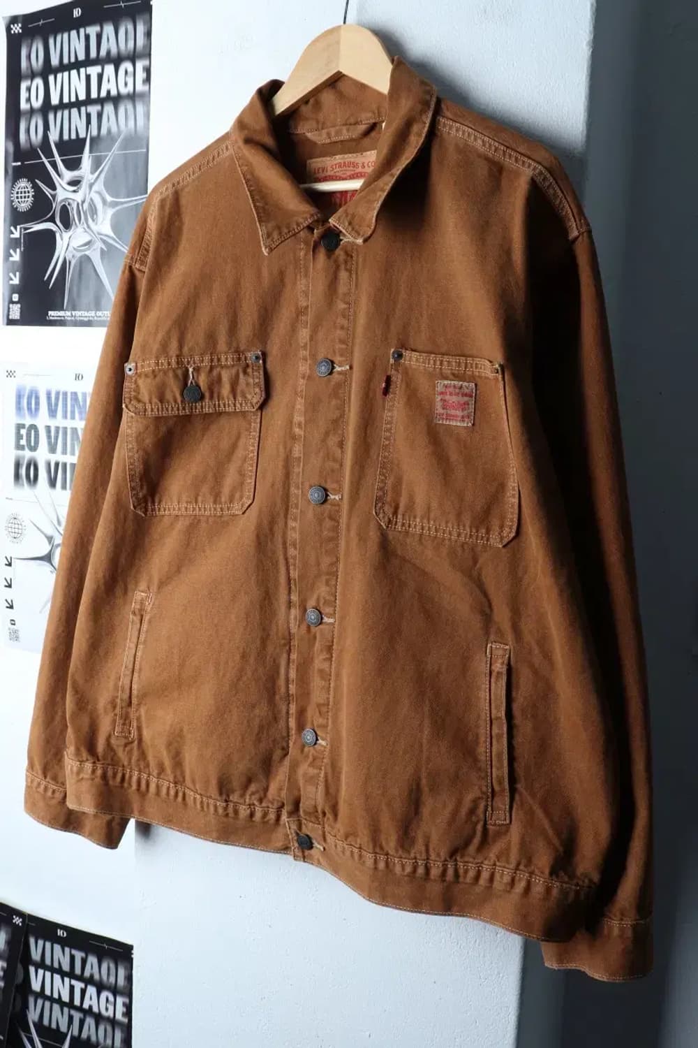(XL-2XL) 리바이스 집업 바람막이 점퍼자켓 선라이즈-16F94 상품이미지1