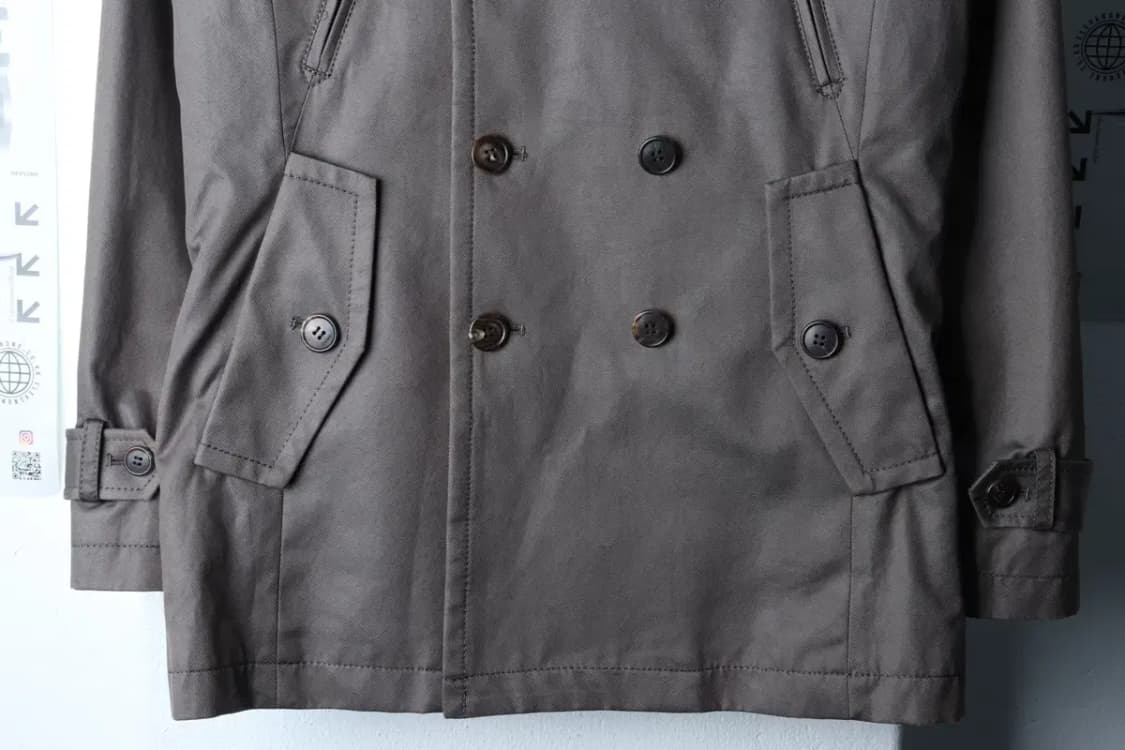 (L-XL) 루오모 코트자켓 더블 차콜 숏 내피-16F95 상품이미지4