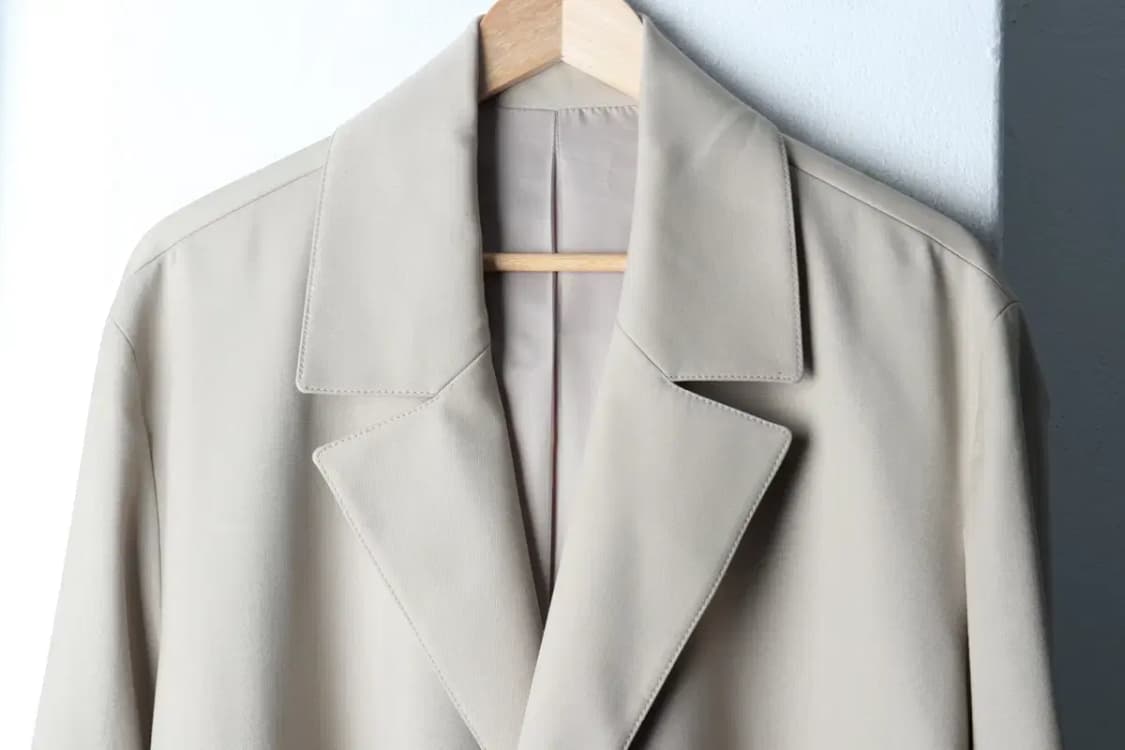 (M-XL) 쿠어 코트자켓 싱글 베이지 롱 벨티드-16F96 상품이미지3