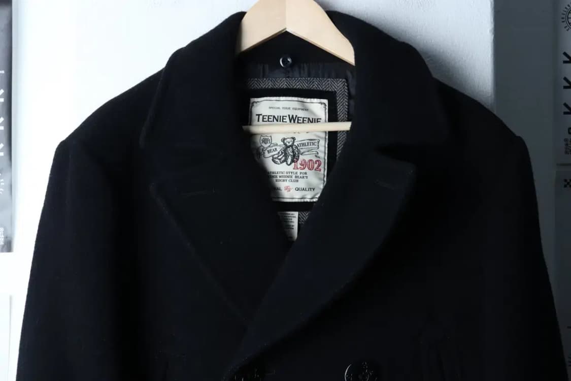 (L) 티니위니 코트자켓 더블 블랙 울 숏 해군-16FD3 상품이미지3