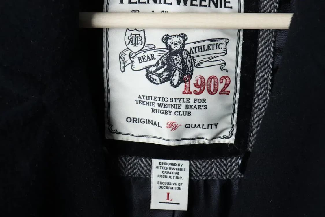 (L) 티니위니 코트자켓 더블 블랙 울 숏 해군-16FD3 상품이미지6