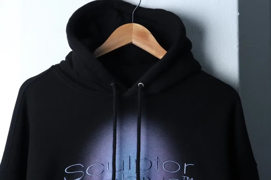 (XL-2XL) 스컬프터 후드티셔츠 루즈핏 빅로고 블랙-16FD4 상품이미지3