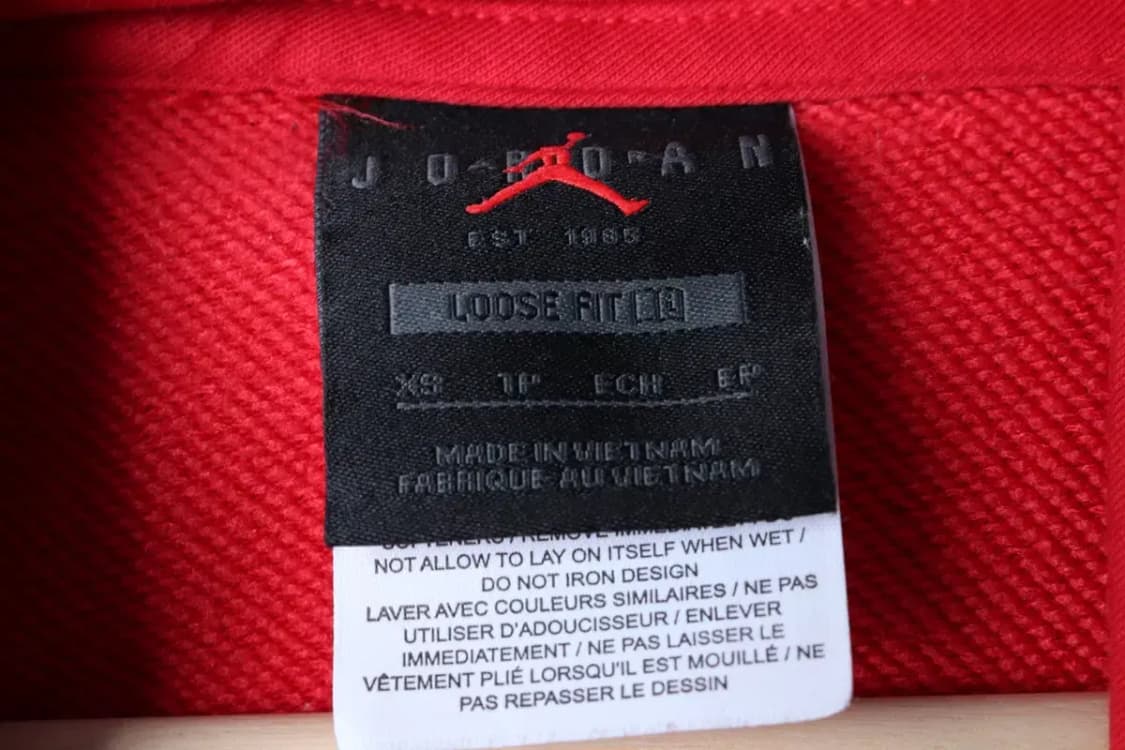 W(XS-S) 조던 후드티셔츠 레드 크롭 올드스쿨 풀오버-16FD8 상품이미지6