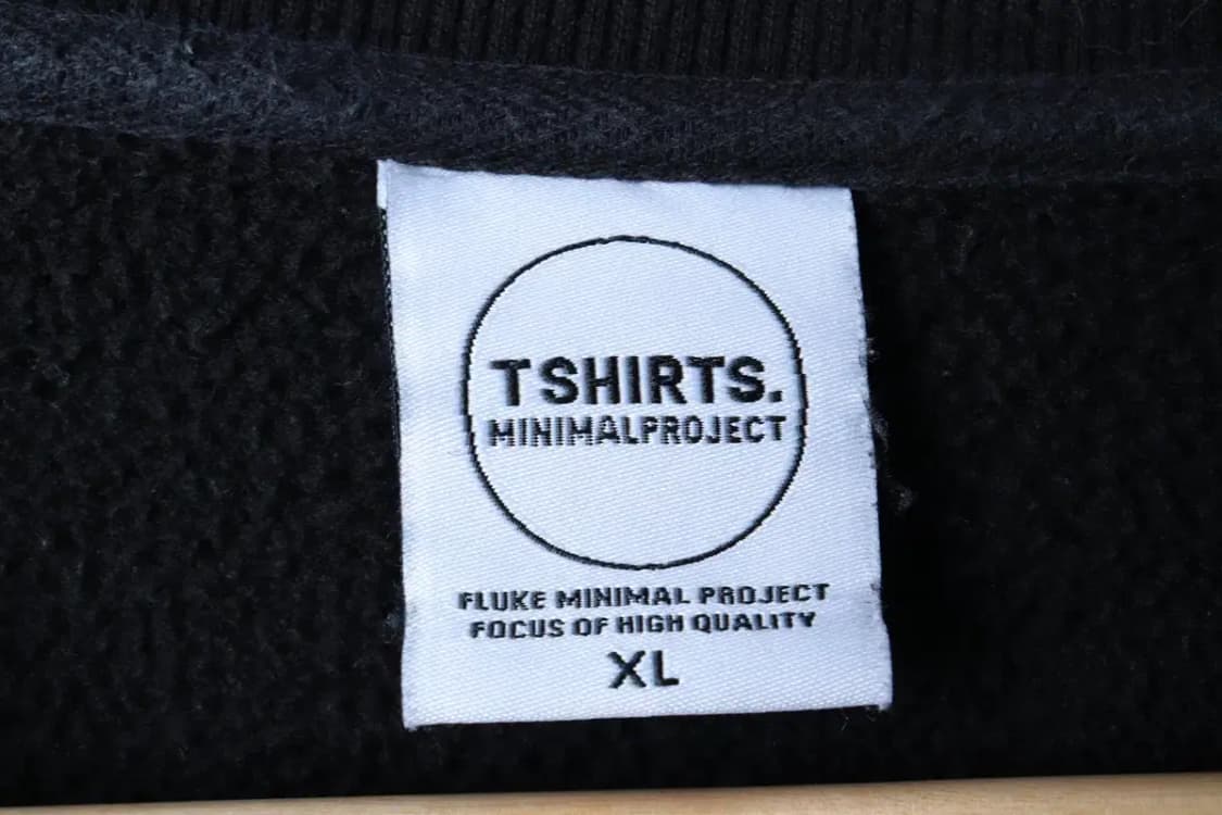 (XL-2XL) 미니멀프로젝트 맨투맨 티셔츠 무지 블랙 기모-16FDA 상품이미지5