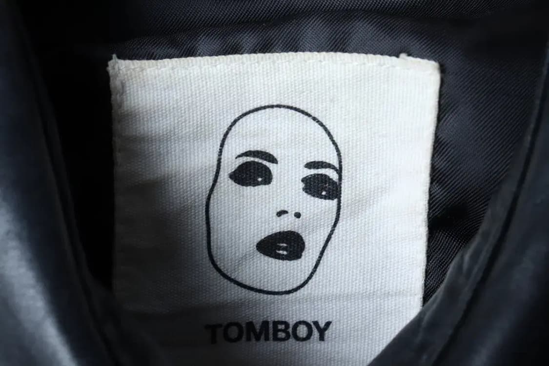 W(S-M) 톰보이 집업 바람막이 점퍼자켓 레더 램스킨 블랙-16FE5 상품이미지5