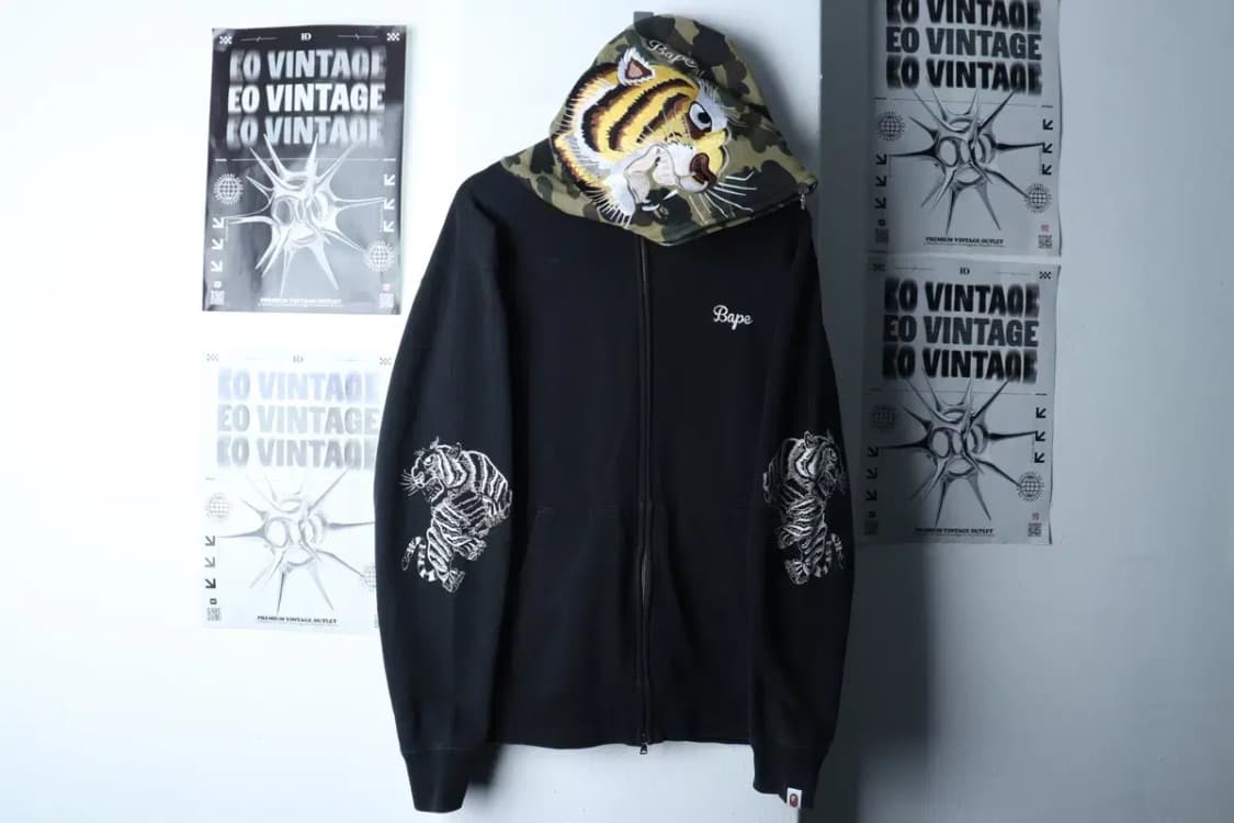 (2XL-3XL) 베이프 후드집업 빅사이즈 카모 타이거자수-16FE8 상품이미지3