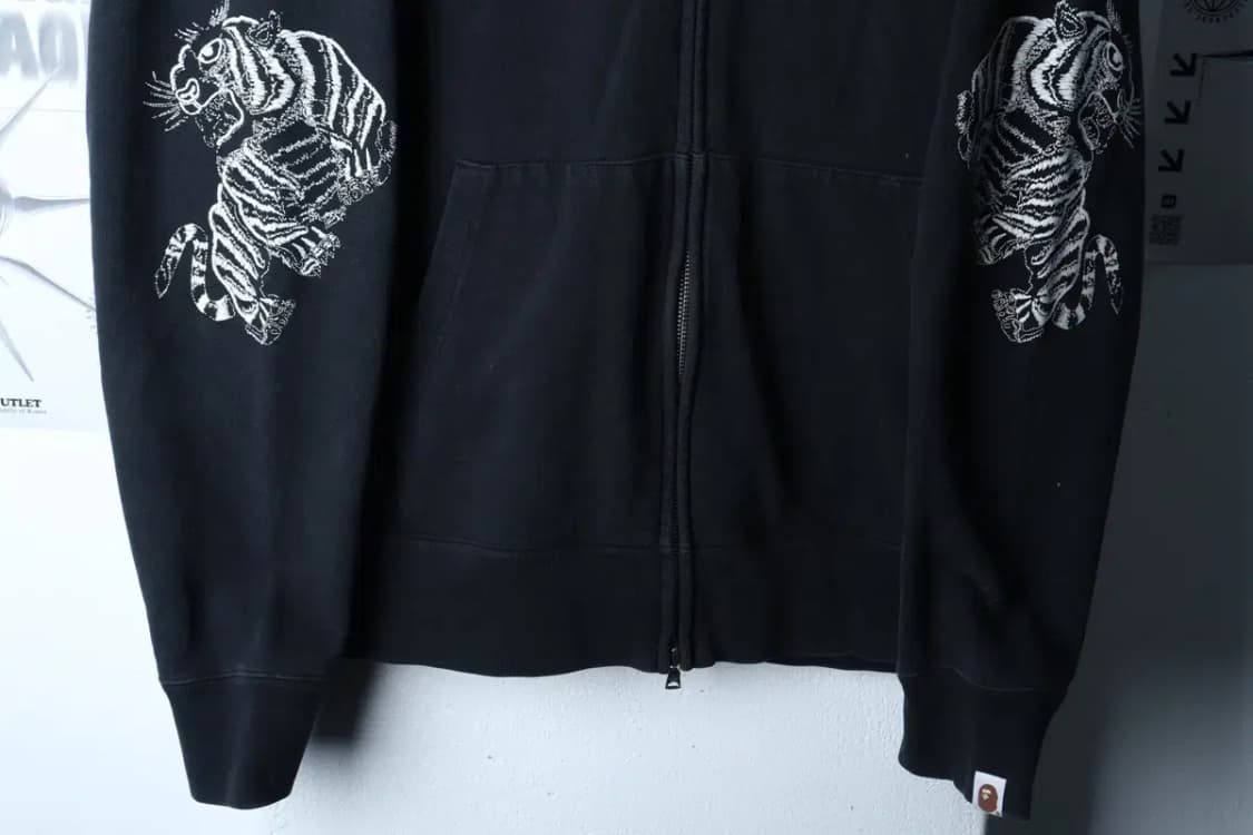 (2XL-3XL) 베이프 후드집업 빅사이즈 카모 타이거자수-16FE8 상품이미지5