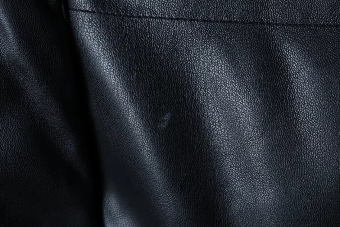 W(F) 레이디볼륨 패딩 점퍼자켓 레더 크롭 블랙 한소희착용-16FE9 상품이미지6