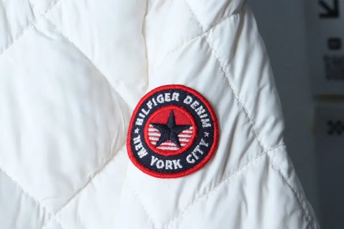 W(M) 타미힐피거 패딩 점퍼자켓 경량 퀄팅 화이트-16FEB 상품이미지6