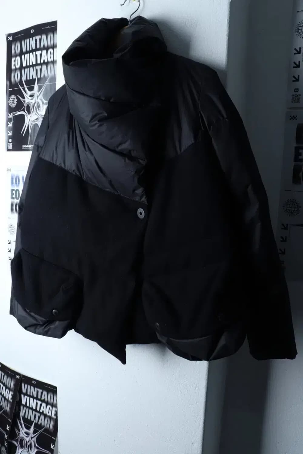 W(M-L) 그리핀 패딩 점퍼자켓 구스다운 블랙 유니크-16FEC 상품이미지1