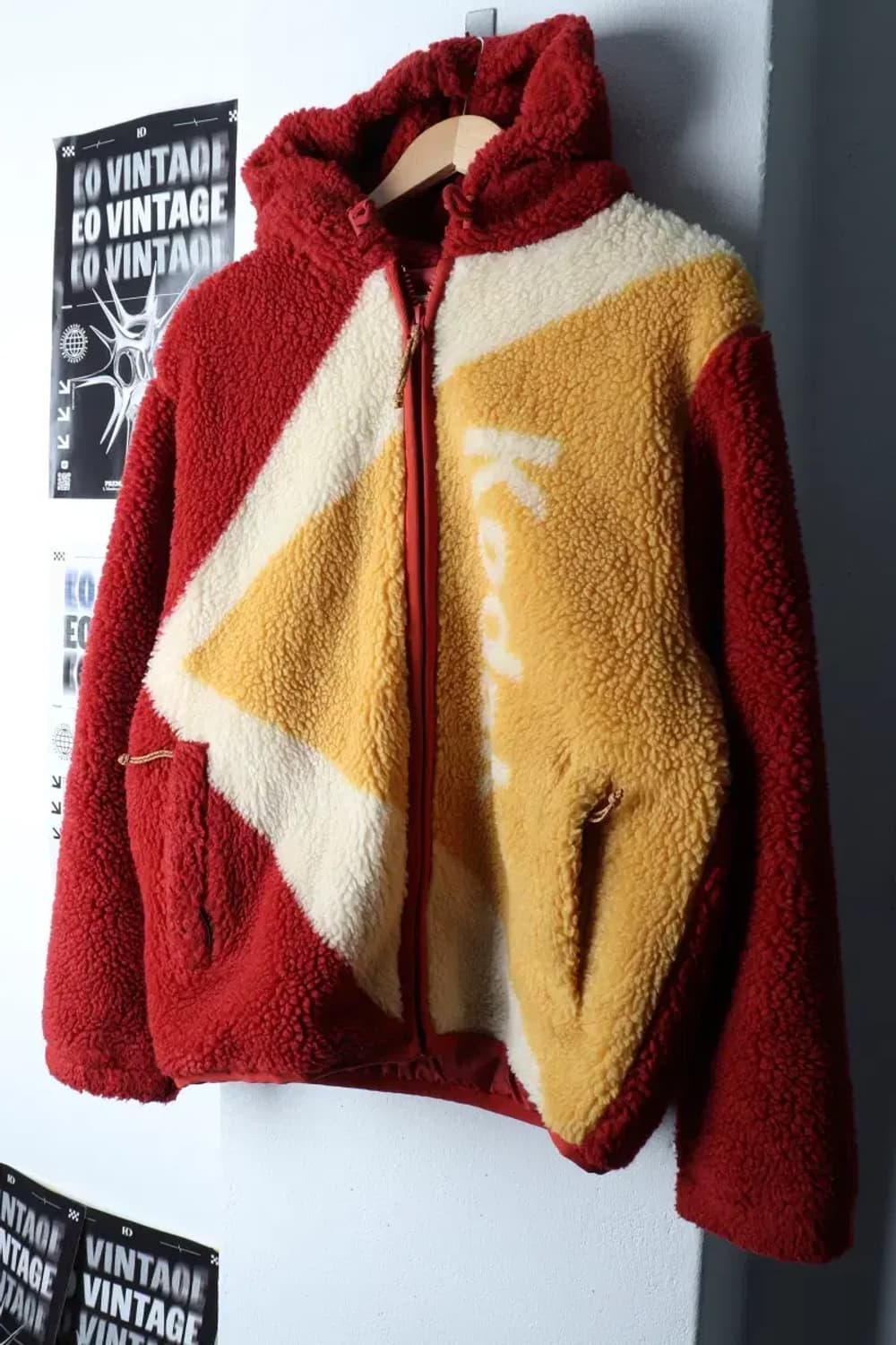 (S) 코닥 집업 바람막이 점퍼자켓 빅로고 레드 올드스쿨-16FF2 상품이미지1