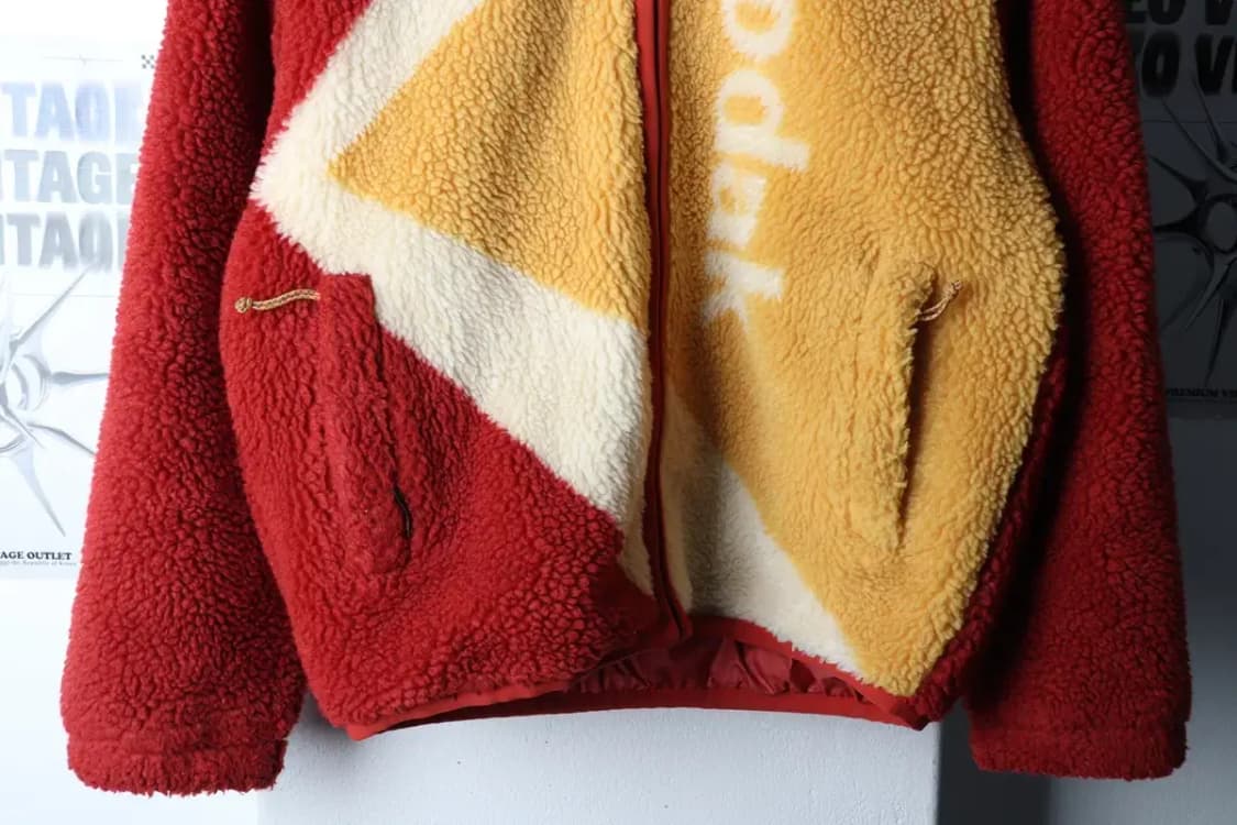 (S) 코닥 집업 바람막이 점퍼자켓 빅로고 레드 올드스쿨-16FF2 상품이미지4