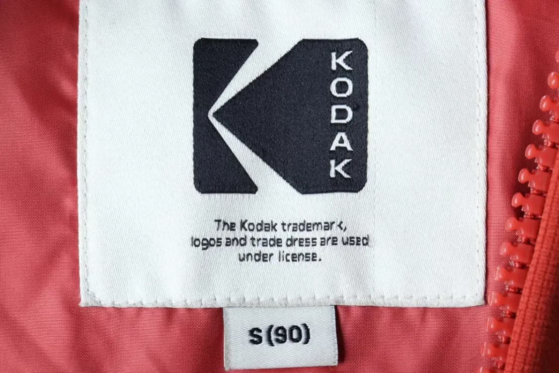 (S) 코닥 집업 바람막이 점퍼자켓 빅로고 레드 올드스쿨-16FF2 상품이미지6