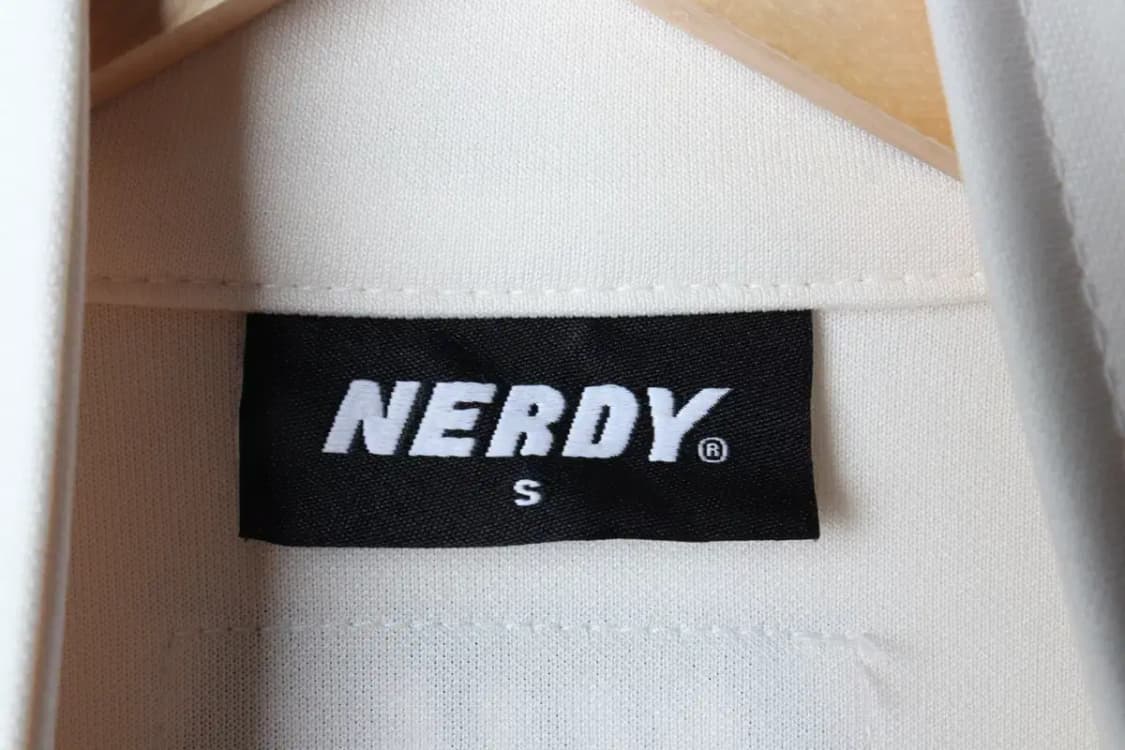 (S-M) 널디 집업 바람막이 점퍼자켓 져지 트랙탑 크림-16FF5 상품이미지8