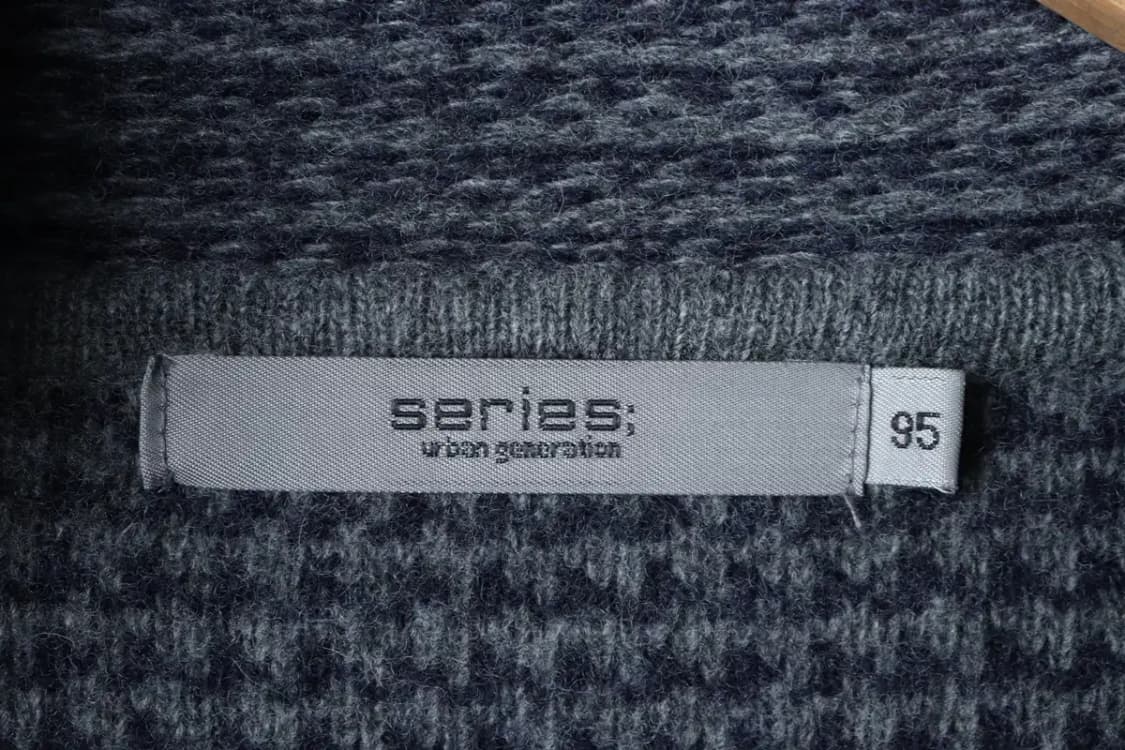 (M-L) 시리즈 니트 가디건 블루 울 놈코어-16FFB 상품이미지5