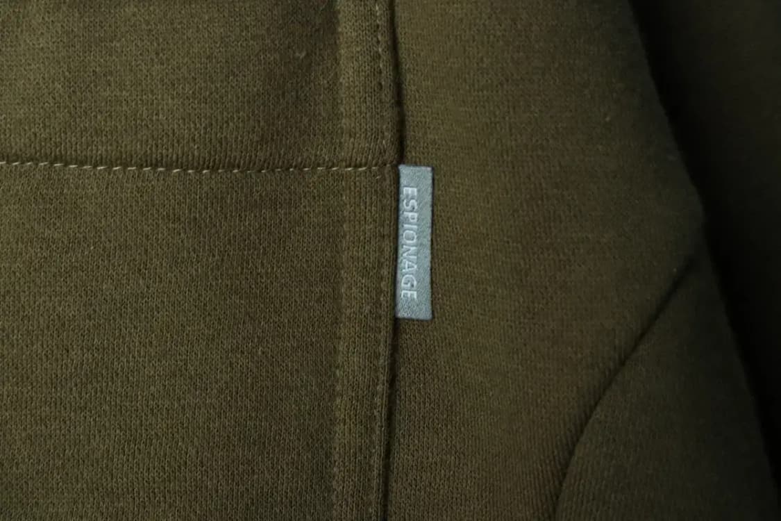 (L-XL) 에스피오나지 맨투맨 티셔츠 반집업 카키 놈코어-16FFC 상품이미지5