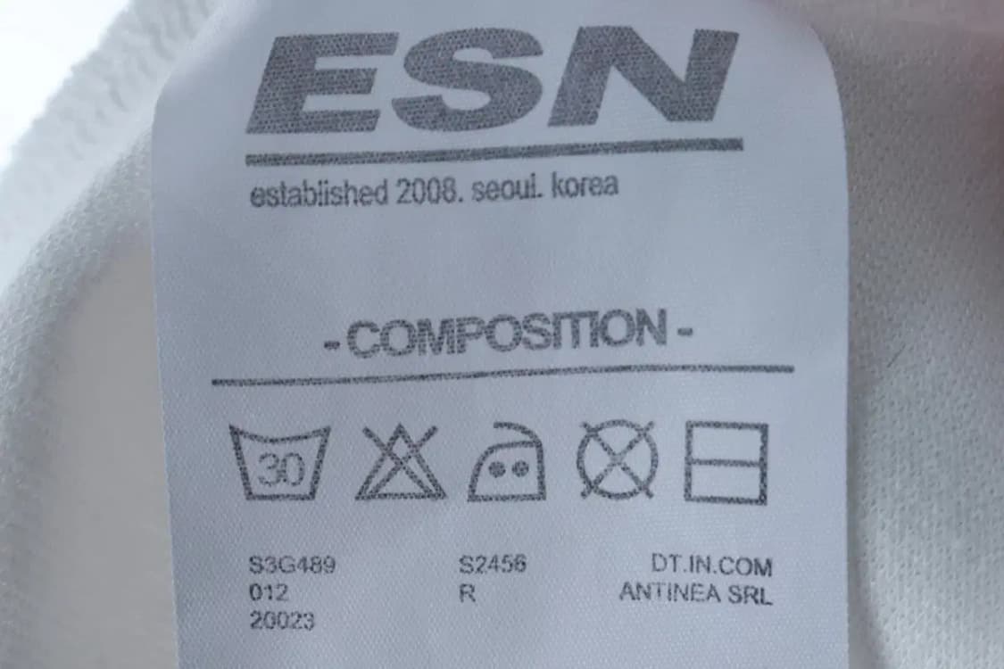 (XL) 이에스엔 긴팔티셔츠 무지 화이트 기본-16FFF 상품이미지6