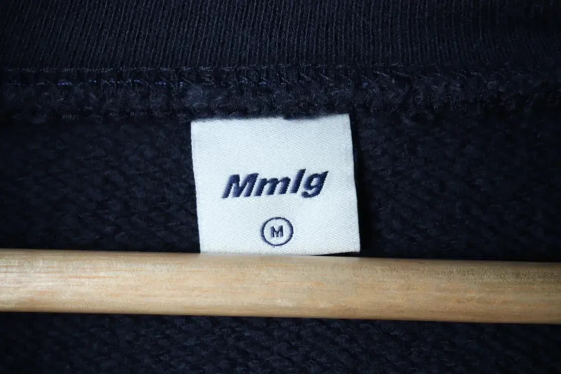 (M-L) 엠엠엘지 후드티셔츠 빅로고 네이비 기모 올드스쿨-17000 상품이미지6