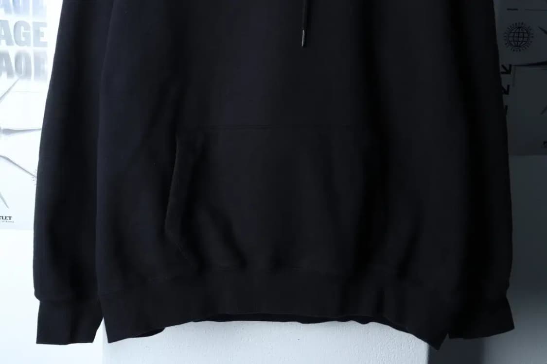 (L-XL) 스튜디오 후드티셔츠 백로고 블랙 올드스쿨-17001 상품이미지4