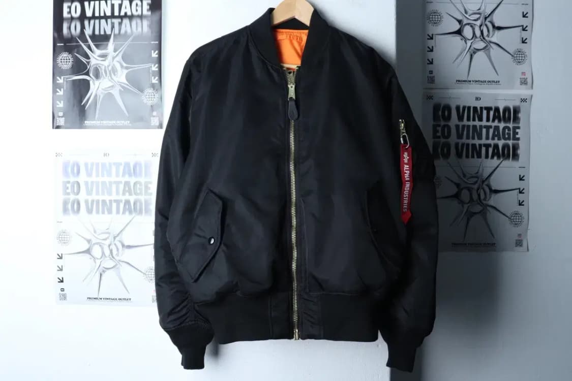 (M-XL) 알파인더스트리 패딩 점퍼자켓 양면 항공 MA1-17003 상품이미지2