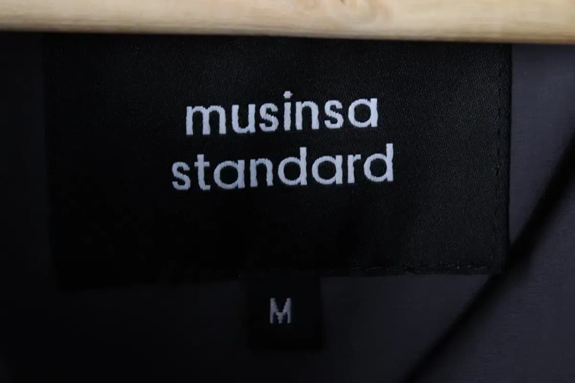 (M-L) 무신사 스탠다드 패딩 점퍼자켓 조끼 그레이 덕다운-17006 상품이미지5