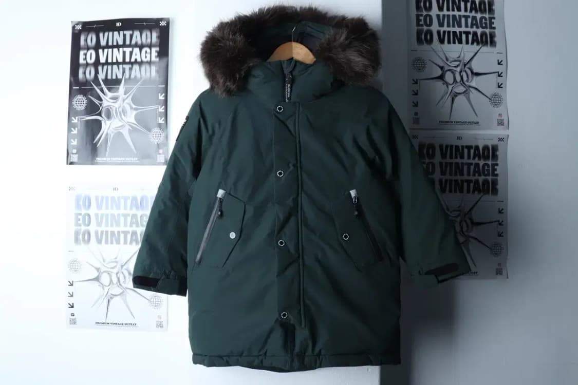 (F) 블랙야크 패딩 점퍼자켓 아동 키즈 덕다운 그린-17007 상품이미지2