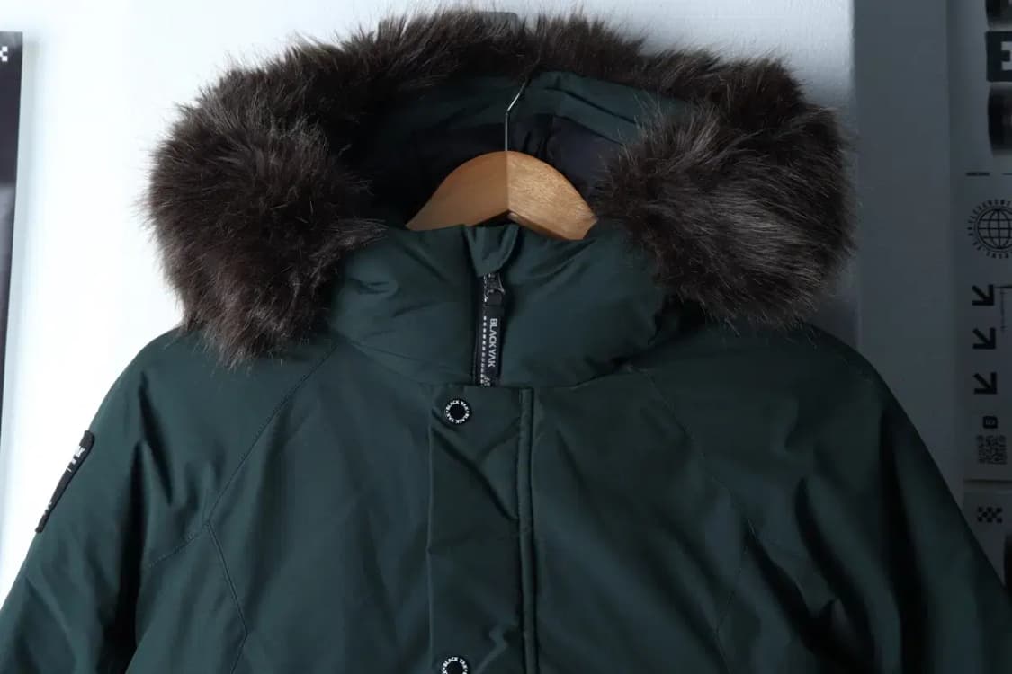 (F) 블랙야크 패딩 점퍼자켓 아동 키즈 덕다운 그린-17007 상품이미지3