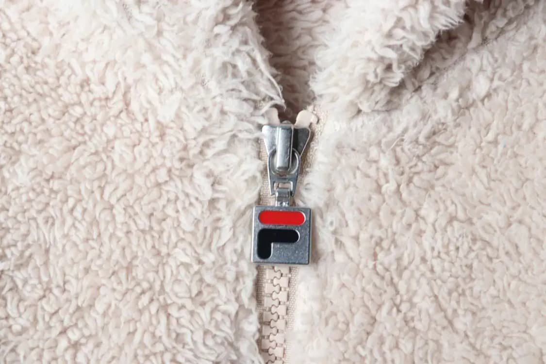 (M-L) 휠라 후드티셔츠 후리스 플리스 베이지 부들-1700E 상품이미지6