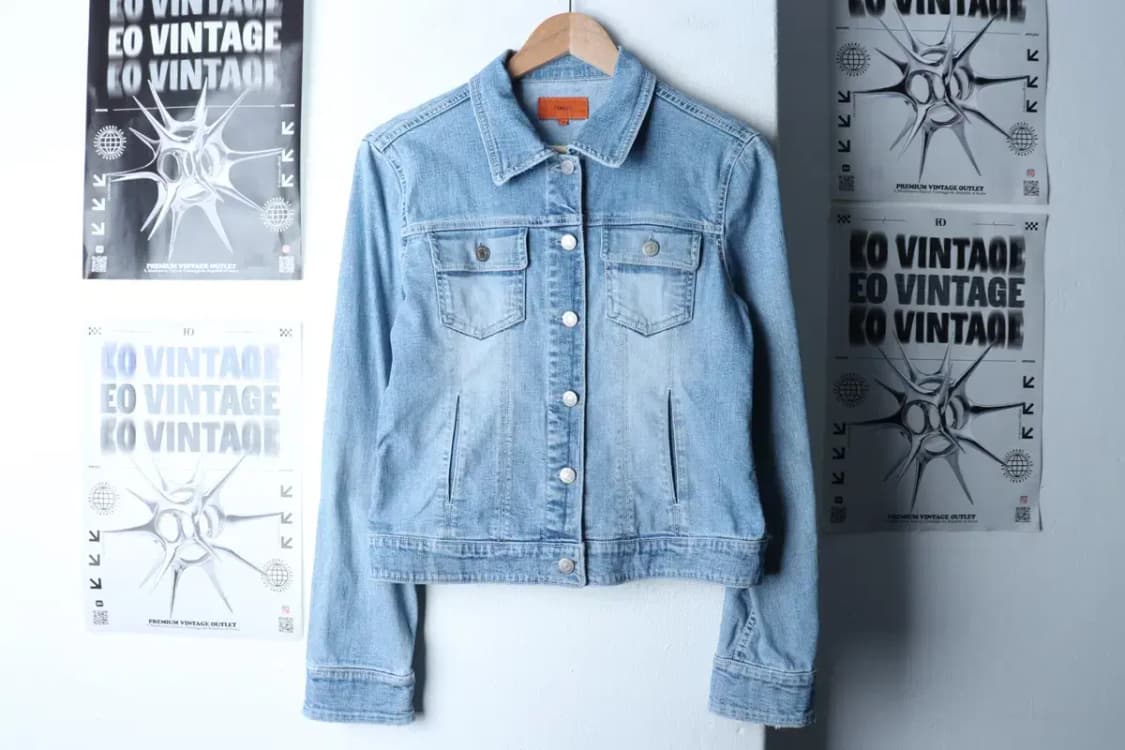 W(M) 톰보이 집업 바람막이 점퍼자켓 데님 트러커 연청 워싱-17011 상품이미지2