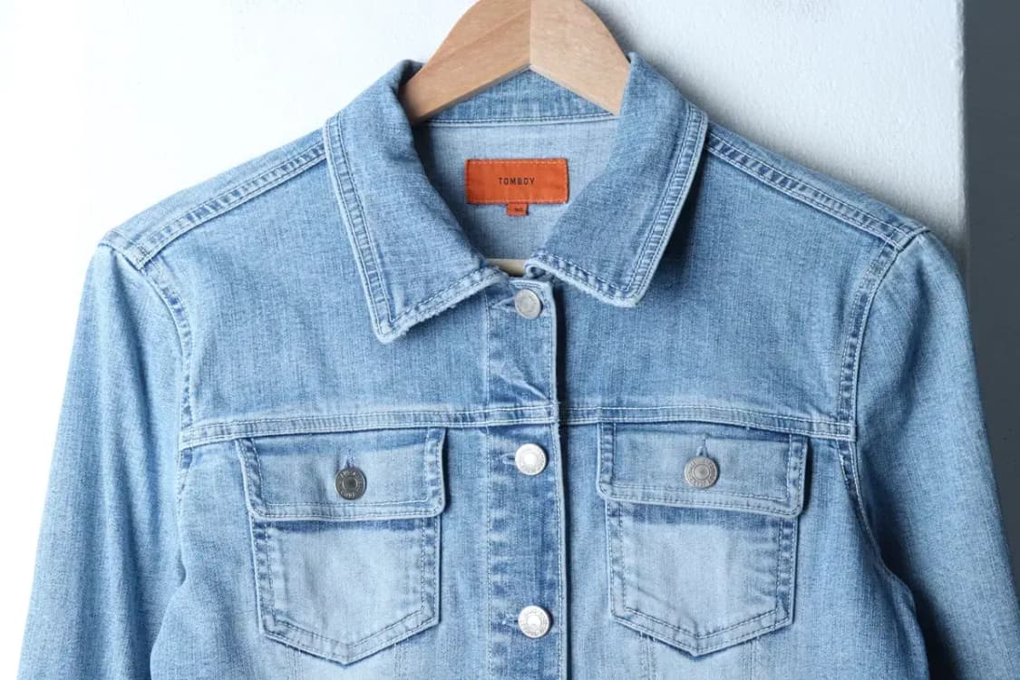 W(M) 톰보이 집업 바람막이 점퍼자켓 데님 트러커 연청 워싱-17011 상품이미지3