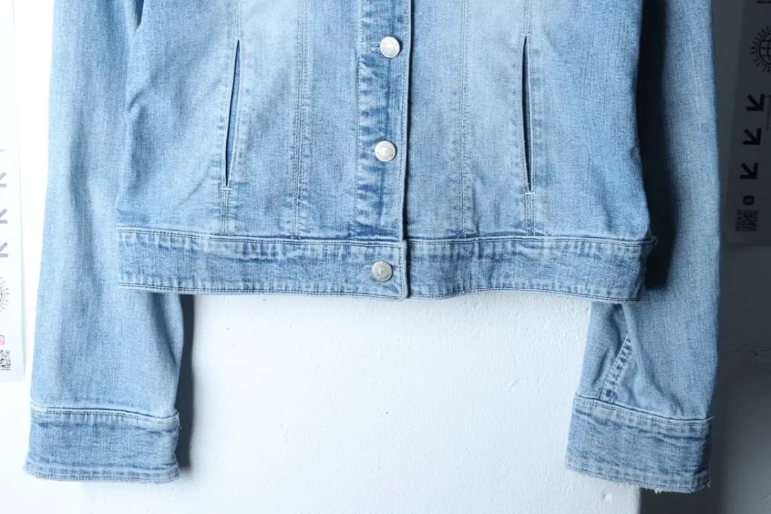 W(M) 톰보이 집업 바람막이 점퍼자켓 데님 트러커 연청 워싱-17011 상품이미지4