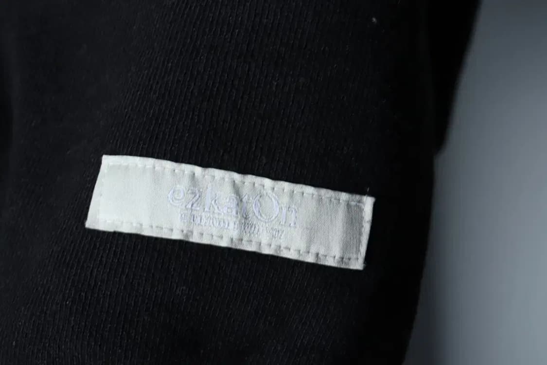 (L-XL) 에즈카톤 맨투맨 티셔츠 루즈핏 무지 헤비 블랙-17012 상품이미지5