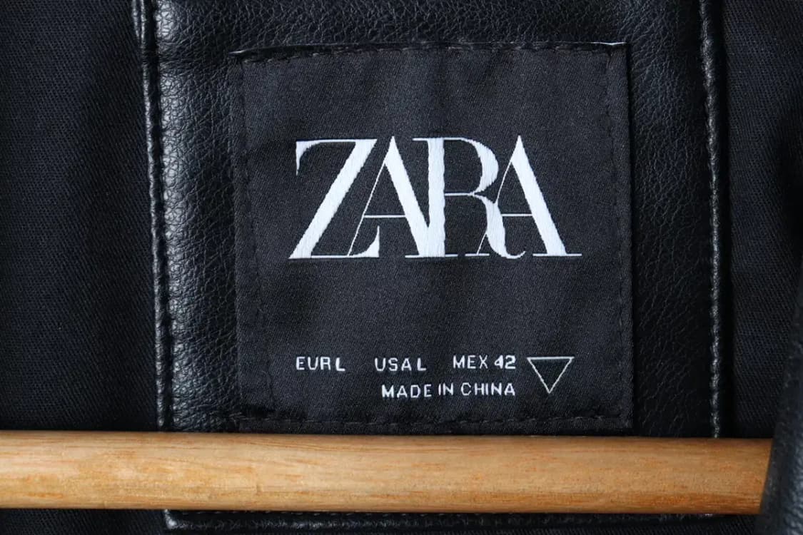 (L-XL) 자라 집업 바람막이 점퍼자켓 레더 라이더 블랙-17015 상품이미지5