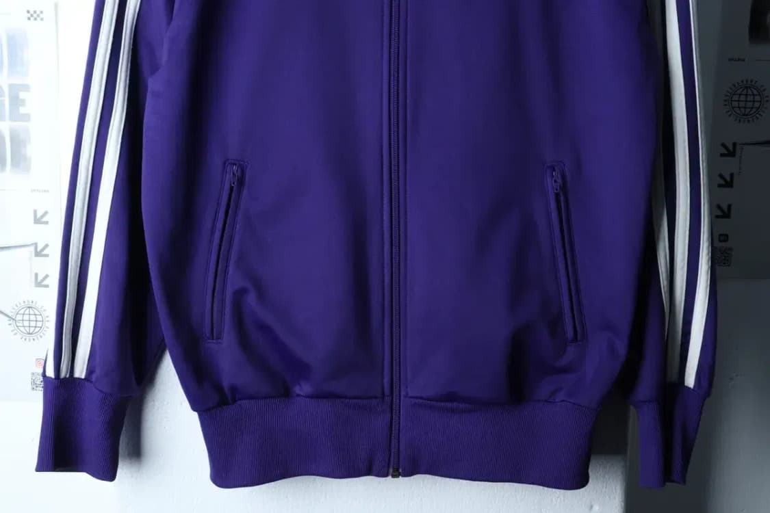 (S-M) 아디다스 집업져지 트랙탑 구파버 퍼플 올드스쿨-1701C 상품이미지4