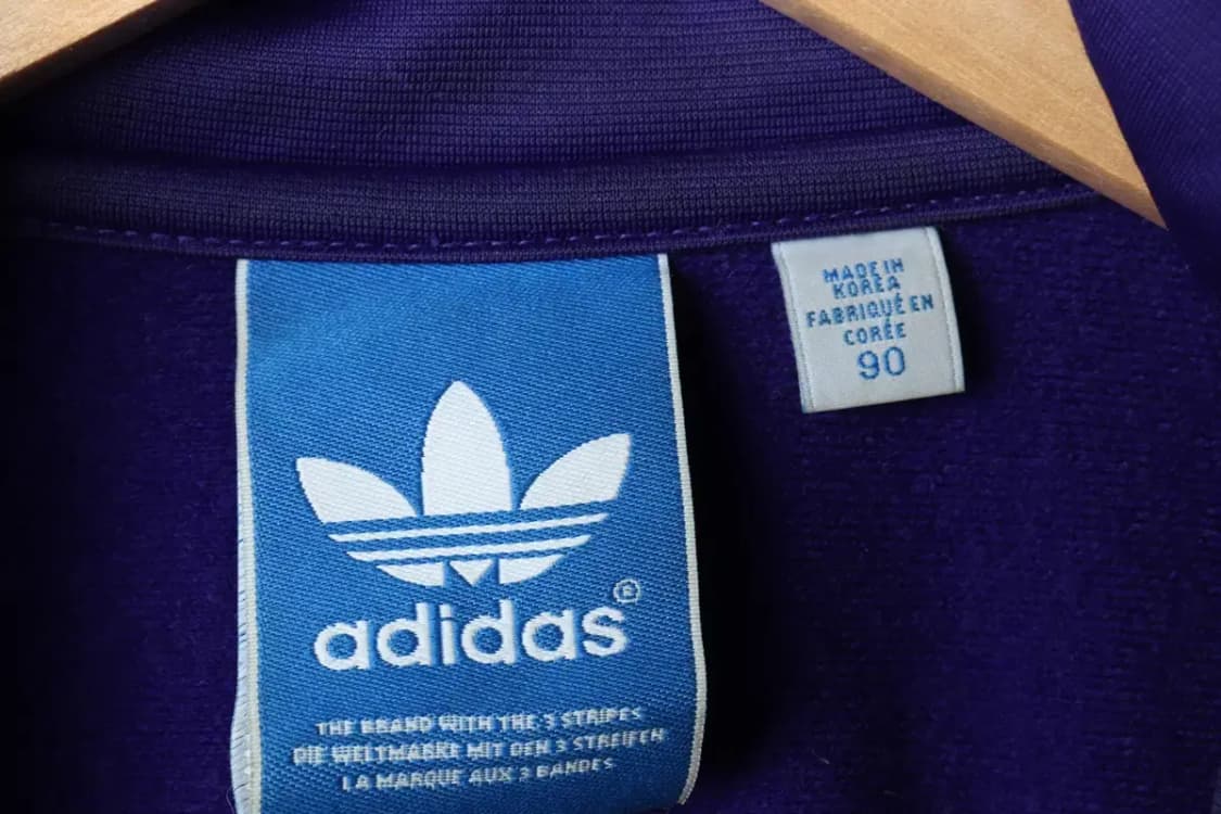 (S-M) 아디다스 집업져지 트랙탑 구파버 퍼플 올드스쿨-1701C 상품이미지6