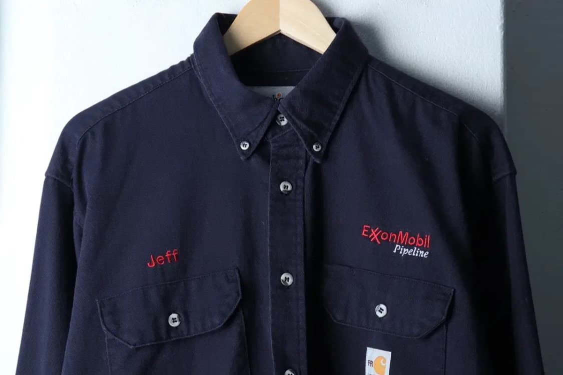 (XL-2XL) 칼하트 셔츠 남방 빅사이즈 투포켓 네이비-1701D 상품이미지3