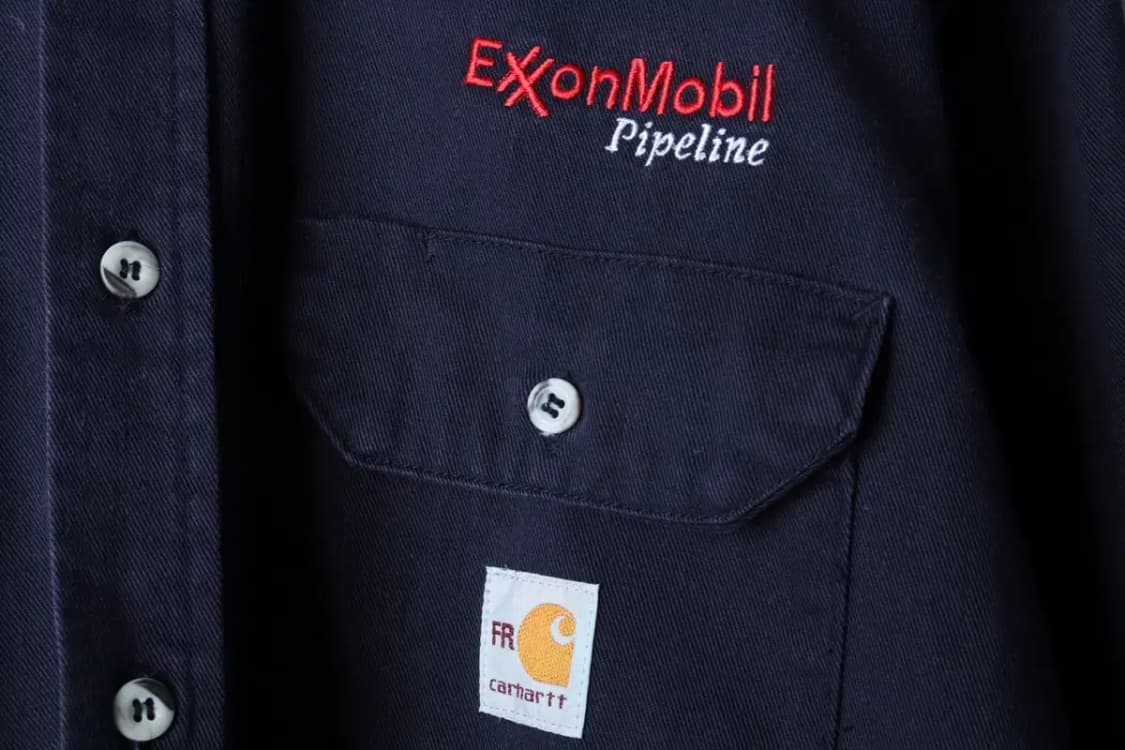 (XL-2XL) 칼하트 셔츠 남방 빅사이즈 투포켓 네이비-1701D 상품이미지5