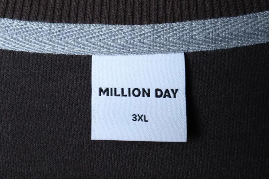 (3XL) 브랜드빈티지 긴팔티셔츠 빅사이즈 고양이프린팅 차콜-1701E 상품이미지6