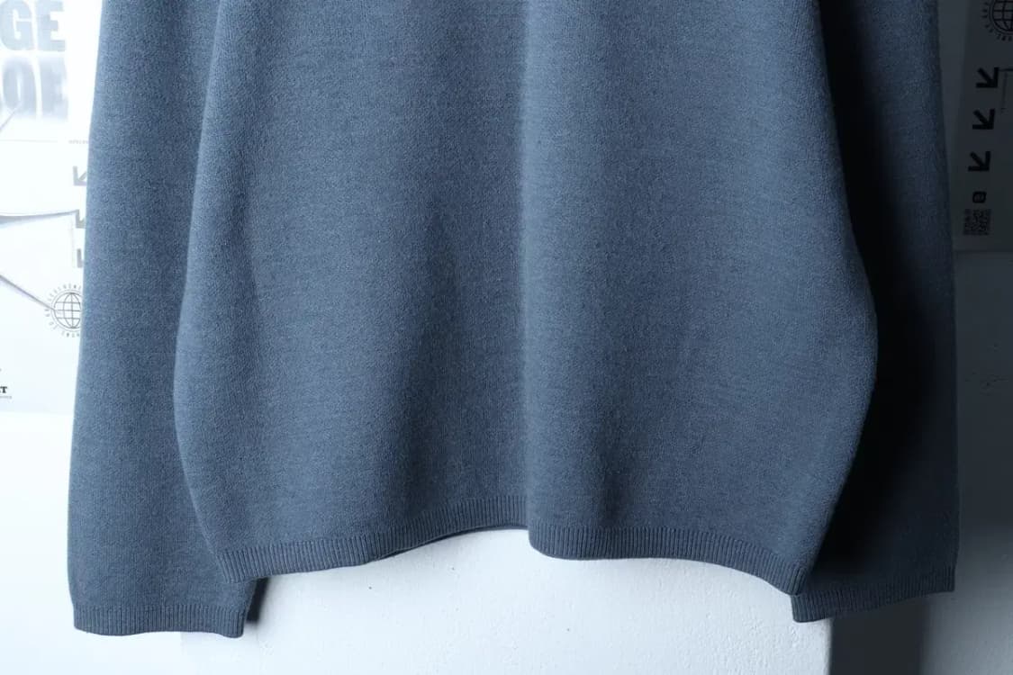 (L) 엘무드 니트 캐시나일론 블루 무지 울-17020 상품이미지4