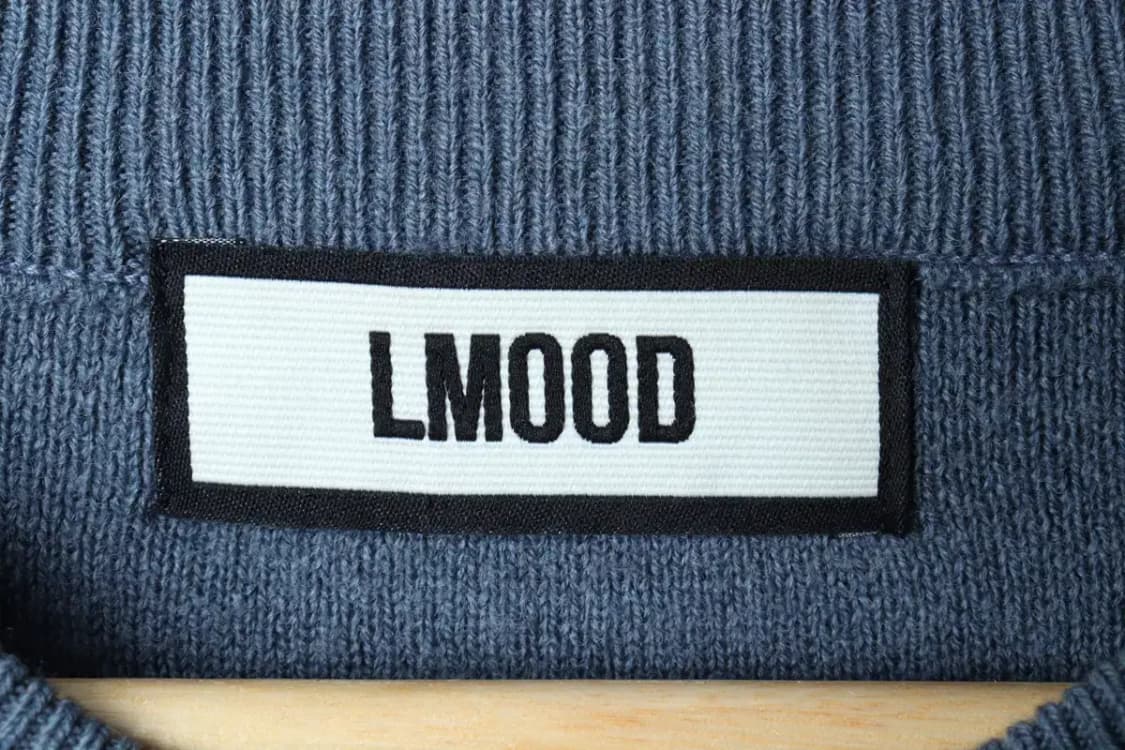 (L) 엘무드 니트 캐시나일론 블루 무지 울-17020 상품이미지5