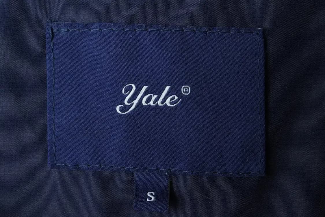 (S) 예일 패딩 점퍼자켓 스몰로고 경량 퀄팅 네이비-17021 상품이미지6