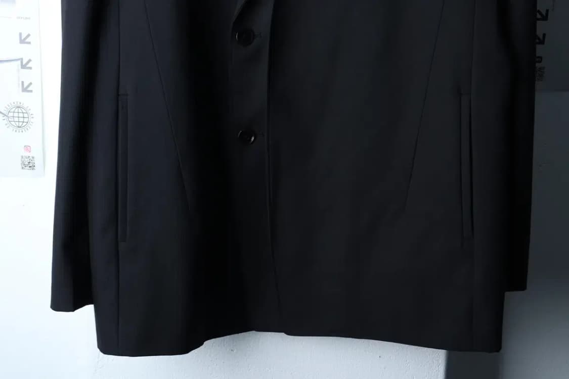 (L-XL) 인사일런스 코트자켓 맥코트 블랙 울 유니크-16F98 상품이미지4