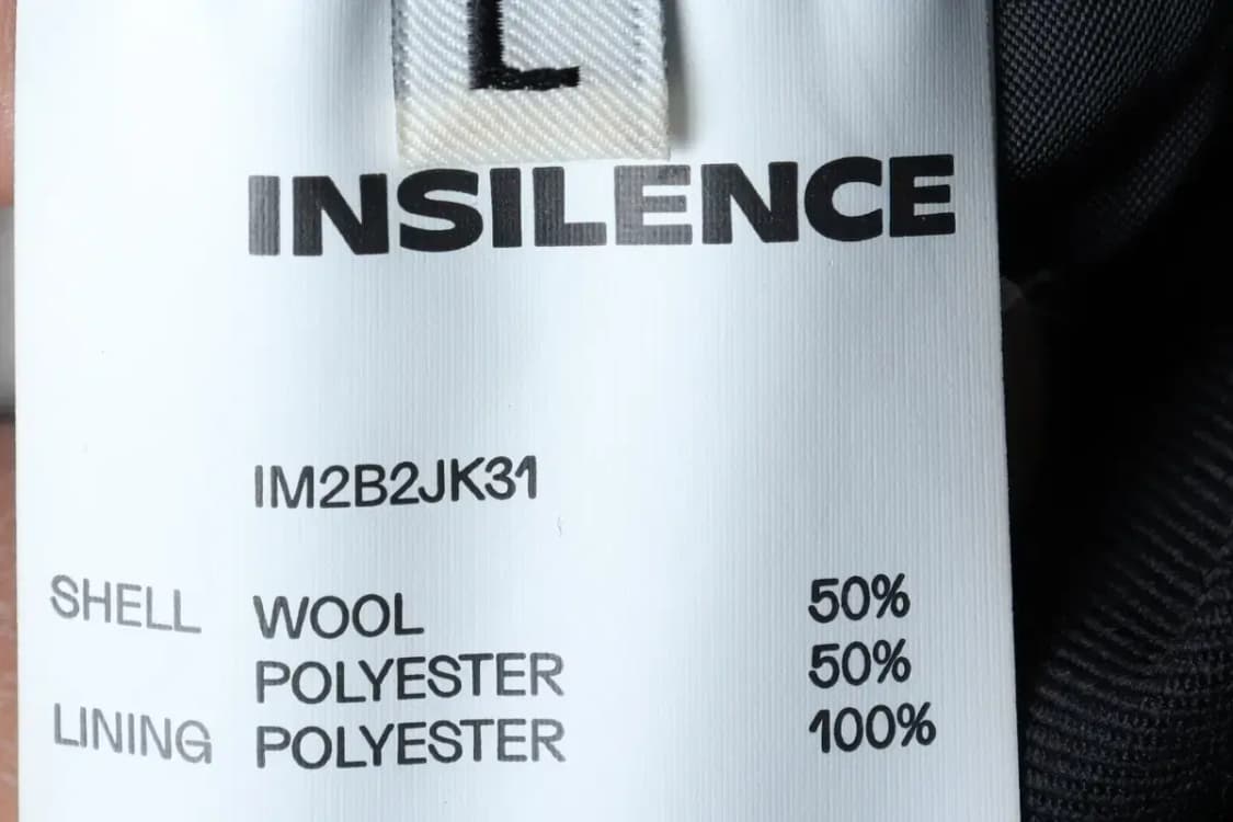 (L-XL) 인사일런스 코트자켓 맥코트 블랙 울 유니크-16F98 상품이미지6