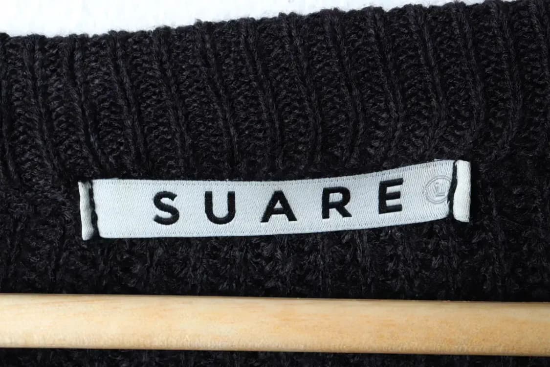 (L-2XL) 수아레 니트 루즈핏 무지 블랙-16F9B 상품이미지5