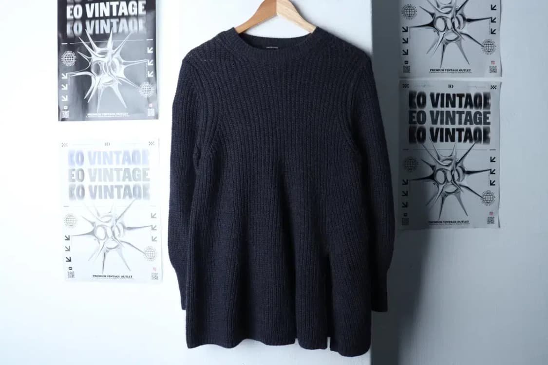 W(M-L) 파 드 칼레 니트 모헤어 차콜 울 유니크-16F9D 상품이미지2